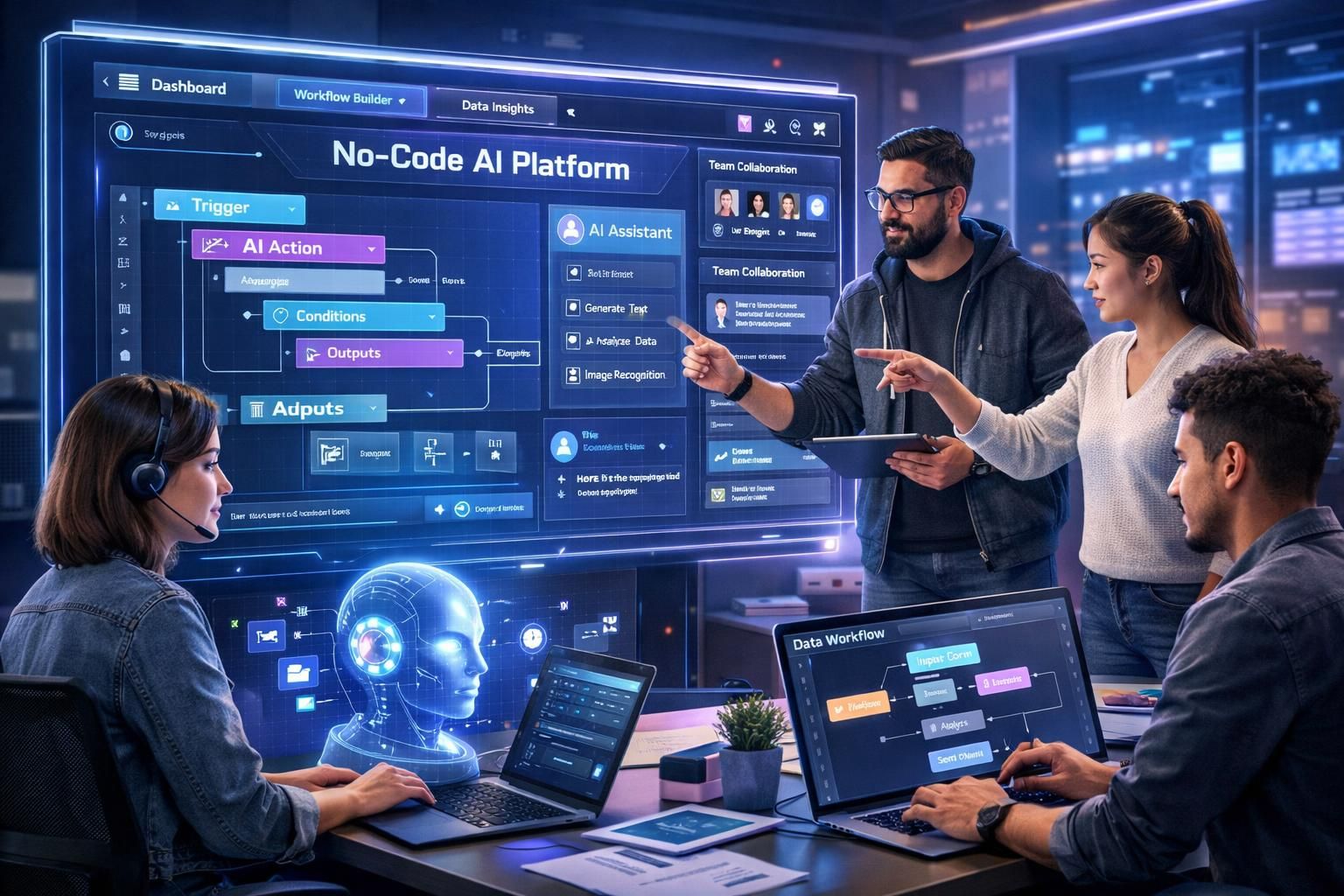 erfahren sie, wie künstliche intelligenz die entwicklung von no-code- und low-code-plattformen revolutioniert und die erstellung von software-anwendungen vereinfacht.